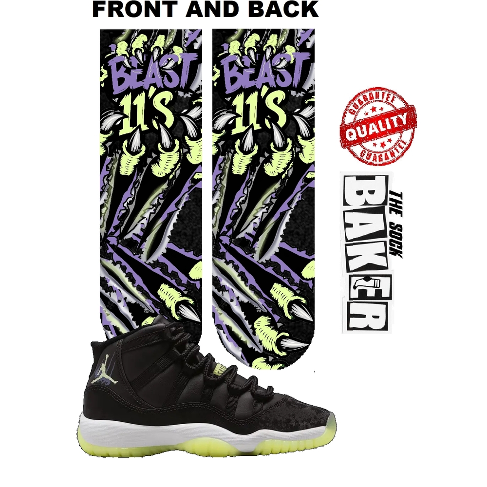 Jordan 11 Beast Socks To Match
